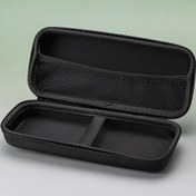 Resim 1 Adet Dijital Aksesuarlar Depolama Çantası, Taşınabilir Çift Katmanlı Güç Sabit Disk Koruyucu Kılıf, Toz Geçirmez Veri Kablosu U Disk Kulaklık Depolama Çantası, Madeni Para Fermuarlı Çanta 