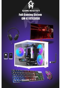 Resim Game Master GM-X1 R5-5600 16 GB 512 GB M2 SSD RTX3050 23.8" Free Dos Masaüstü Oyuncu Bilgisayarı 
