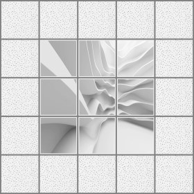 Resim Gök Panel 60 x 60 LED Panel Aydınlatma Desenli 3x3 9'lu Grup 46510624SA 