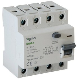 Resim 4x40a 30ma 6ka Kaçak Akım Koruma Şalteri 