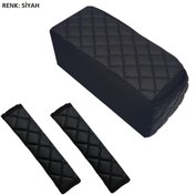 Resim caraks Seat Ibiza Uyumlu Emniyet Kemer Konforu Kolçak 2002-2008 Arası Siyah 