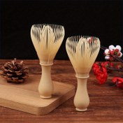 Resim 1parça DIY Japon Tören Reçineli Matcha Tozu Çay Karıştırıcı - Şık Bambu ve Ahşap Sap, Yeşil Çay Hazırlığı İçin İdeal, Çay Töreni Temel Unsurları | Geleneksel Tasarım | Bambu Sap 