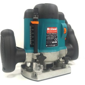 Resim Rolwal Profesyonel 1400W Devir Ayarlı Çift Kollu Freze Makinesi 