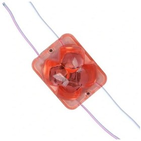Resim Powermaster Pm-14712 12 Volt 2 Watt Kırmızı Yanıp Sönen Çakar 4333-3030 Modül Led 43x33x28mm 