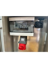 Resim 22 Kw 5/32 Vıko Pano 60 40 20 Cm Seyyar Taşınabilir Elektrikli Araç Şarj Cihazı Kombinasyon Kutusu Besleme Panosu Kullanıma Hazır Vıko/panasonic Sigorta Ve Kaçak Akım Rolesi 22kw 22.0 KW 