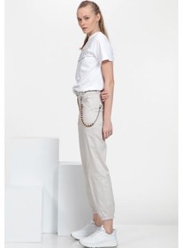 Resim Jogger Pantolon Beyaz 