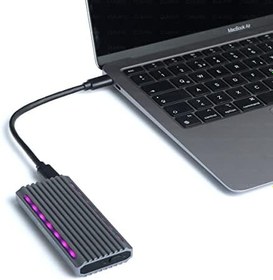 Resim Dark USB 3.2 Gen2 Type C - M.2 NVMe & SATA SSD RGB LED'Lİ Disk Kutusu (DK-AC-DSEM5) 