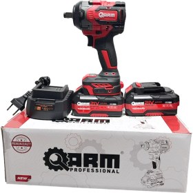 Resim Arm Profesyonel Şarjlı Somun Sökme Sıkma Makinesi Tabancası Darbeli 550 Nm 21V Çantalı Çift Akülü 