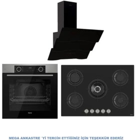 Resim Ferre Fryart YAĞSIZ PİŞİRME Luxury Serisi MEGA ANKASTRE Set ( Rs035+ Xe63mı + D023) 