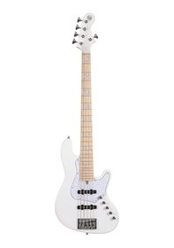 Resim Cort Njs5wht Bas Gitar 5 Telli Aktif - Beyaz 