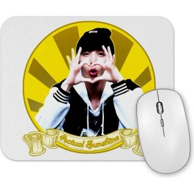 Resim Baskı Dükkanı Bts Jhope Actual Sunshine Mouse Pad 