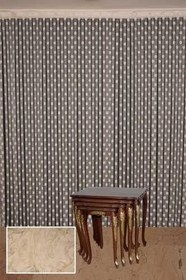 Resim PUANLI MODEL KREM RENK HAZIR İP PERDE 300 * 280 cm 