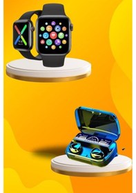 Resim Kaliteli Akıllı Saat Ve Kaliteli Bluetooth Kulaklık Anc Özelliği Uzun Pil Ömrü 