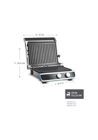 Resim Emsan Nova Grill 2000 W 6 Dilim Kapasiteli Zaman Ayarlı Izgara Ve Tost Makinesi 