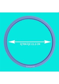 Resim Emsan Uyumlu Düdüklü Tencere Kapak Contası 23.5 CM Mavi 