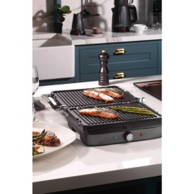 Resim Ng Home Retro Plus 2000 W Tost Makinesi Antrasit Renk Alüminyum Döküm Plakalarla Çift Taraflı 