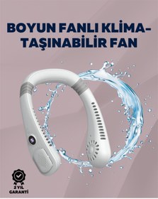 Resim LTG Nova Kişisel Klima Fanı | 360° Dairesel Hava Akışı Bladeless Tasarım 5 Rüzgar Hızı Taşınabilir Ve Sessiz 