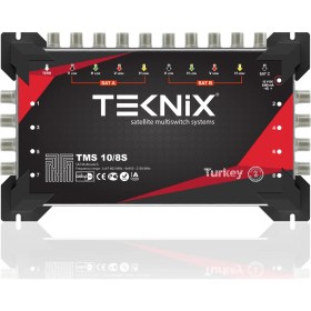 Resim Teknix 10X8 Sonlu Multiswitch Santral + Adaptör 
