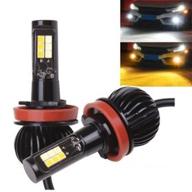 Resim 9005/9006 Beyaz/Sarı Sis Farı Ledi 12v 2600Lumen 