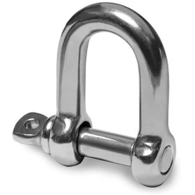 Resim 2'li Zincir Kilidi. 6mm. Paslanmaz Krom 