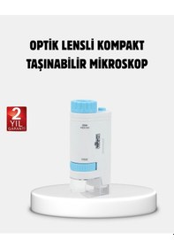 Resim Mey İthalat Taşınabilir Eğitim Mikroskobu 80x 200x Led Işıklı Ve Darbeye Dayanıklı 