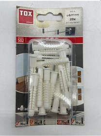 Resim Tox Deco Plastik Dübel 6X41 Mm 20 Adet 