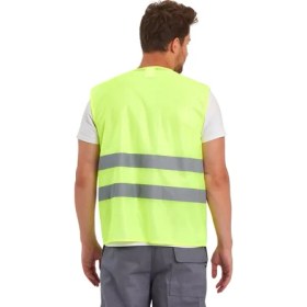 Resim Reflektörlü Iş Güvenlik Ikaz Yeleği 