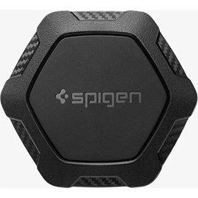 Resim Spigen Air Vent Manyetik Araç içi Telefon Tutucu + 2 Adet Manyetik Plaka Kuel QS11 - 000CG20879 