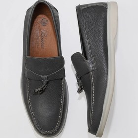 Resim Bueno Shoes Gri Flotter Deri Erkek Günlük Ayakkabı 05ms101 