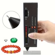 Resim LCD Ekranlı Taşınabilir Elmas ve Sertlik Test Cihazı - Pahalı Taşlar, Ev Kullanımı, Kompakt Tasarım, Kolay Tutma Sapı, Metalik Temas Noktaları İçin Pil Olmayan Takı Elmas Aracı 