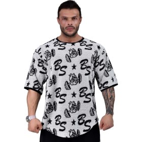 Resim Big Sam Oversize Havlu Antrenman T-Shirt Big Sam 3317 