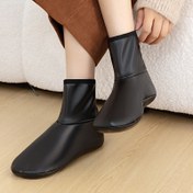 Resim Kışlık Sıcak Çoraplar - Kaymaz, Orta Boy, Peluş Polar Astarlı, Yüksek Kaliteli İç/Dış Mekan Kullanımına Uygun, Makinede Yıkanabilir, Soğuk Hava Konforu için Düz Renk, İç Mekan Sıcaklığı, Sade Tasarım, Dayanıklı Yapı, Ev Konforu, Minimalist Stil 