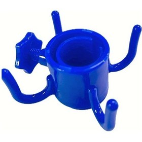 Resim Elmpaly Mavi Dört Köşe Kancalı Sağlam Plaj Şemsiyesi Askısı 