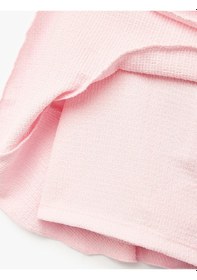 Resim Koton Beli Lastikli Fırfır Detaylı Mini Etek Pembe 6skg40204ak Gül 