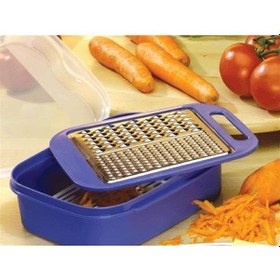 Resim Çok Fonksiyonlu Hazneli Süzgeçli Rende Asorti 