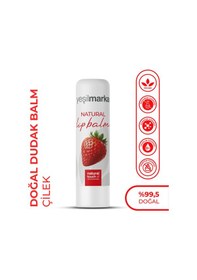 Resim Yeşilmarka Çilek Doğal Dudak Balmı 