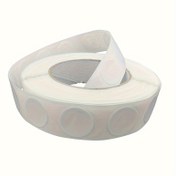 Resim 20 adet Silinebilir ve Yeniden Kullanılabilir NFC Etiketleri - 13.56MHz 213 Beyaz Boş Yuvarlak RFID Etiketleri, 23mm, Yazılabilir ve Programlanabilir, Ofis, Okul veya Ev Kullanımı NFC Cihazları ile Uyumlu, Okul Gereçleri | Şeffaf Tasarım | Alüminyum Alaşımlı Etiket 