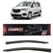 Resim Opel Combo Mugen Cam Rüzgarlığı 2019 Sonrası 2'li Sunplex 