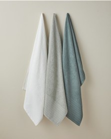 Resim English Home Pure Pamuk Banyo Havlusu 70x140 Cm Yeşil Yeşil 