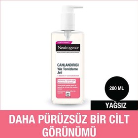 Resim Neutrogena Canlandırıcı Yüz Temizleme Jeli 200 ml - Gratis 