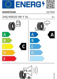 Resim Goodyear 245/40R20 99y XL Fp Moe Rof Rft Eagle F1 Asymmetric 2 Yaz Lastiği 2024 