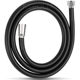 Resim 150CM Siyah Pvc Banyo Duş Hortumu/ultra Dayanıklı Banyo Spirali 