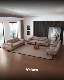 Resim Velura Home & Living Tulia Koltuk Takımı & Oturma Grubu (3+3+1) 