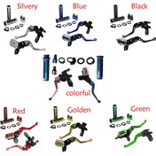 Resim 7/8" 22mm CNC Motosiklet Freni Ustası Kilit Kiti - Kolay Kurulum, Dayanıklı Alüminyum, Kombinasyon Sol ve Sağ - Tutkunlar için İdeal Hediye, Motosiklet Modifikasyonu | Şık Siyah Kaplama | Alüminyum Alaşımlı Kilit, Motosiklet Aksesuarı 