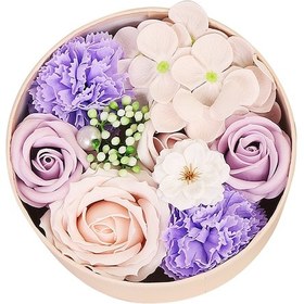 Resim Wezone "kokulu Sabun Gülü - Romantik Hediye Kutusu İle Anneler Günü Ve Sevgililer Günü İçin Özel" 