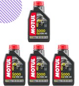 Resim Motul 5000 10w40 Motorsiklet Yağı 4 Litre 