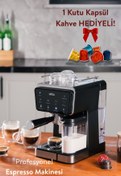 Resim Sinbo Kapsül Ve Kuru Kahve Aparatlı Süt Köprütücülü 1.5l 20 Bar Profesyonel Espresso Makinesi - Scm 2996 