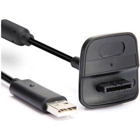 Resim Xbox360 1,5m Kablosuz Kumanda Xbox360 İçin Manyetikli Şarj Kablosu Siyah 