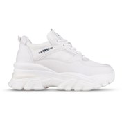 Resim M.p 241-1663 Poli Hafif Taban Bağcıklı Kadın Sneaker BEYAZ 