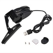 Resim Glimmerven Motosiklet Kask Silecek 2W Su Geçirmez USB Kask Cam Sileceği Mini Elektrikli Silecek Motosiklet Aksesuarları (Yurt Dışından) 